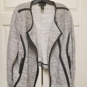 Lane Bryant Sweater Moto Blazer